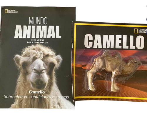 Colección Mundo Animal Natgeo Camello Incluye Revista