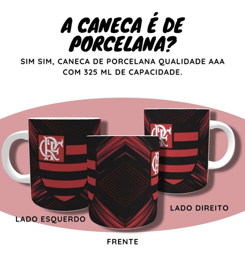 Imagem 2 de 6 de Presente Dia Pais Flamengo Chinelo E Caneca Super Barato Rj