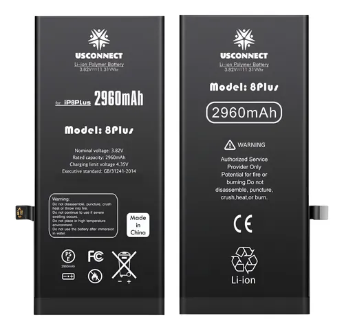 Bateria P/ iPhone 8 Plus Original Recipro 2960mah Saúde 100