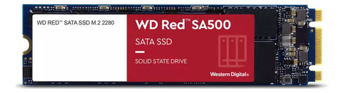 Disco Solido Western Digital Red Sa500 De 500gb Sata 3 Color Rojo