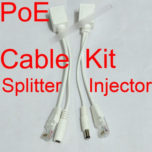 Power Over Ethernet Poe 10/100 Adapter Injector  Inyect 24v1
