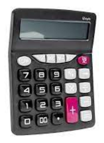 Calculadora Kk111 12 Dig Números Cor Preta Grande Big Contas Cor Preto