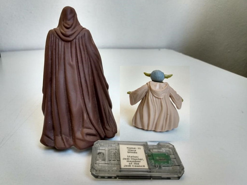 Figuras Star Wars Mace Windu Episodio 1, Yoda Saga Legends (Usado)