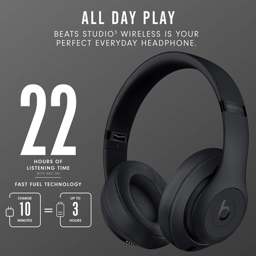 Auriculares Inalámbricos Beats Studio3 Con Cancelación De Ru