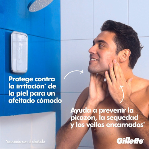 Gillette Crema De Afeitar Cara Y Cuerpo Con Aloe Vera 150ml