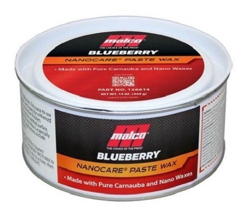 Cera Automotiva Paste Wax Blue Berry 369g - Malco