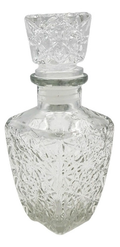 Botella Vidrio Vodka Whisky 250ml 17cm Alto Rectangular