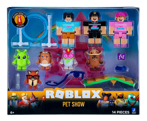 Boneco Roblox Pet Show Figuras E Acessórios - Sunny 2214