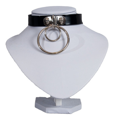 Argollas Choker Gargantilla Collar Rock Gotic Punk Bkch22