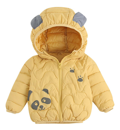 Chaqueta De Algodón Con Capucha Ligera Para Niños Y Niñas