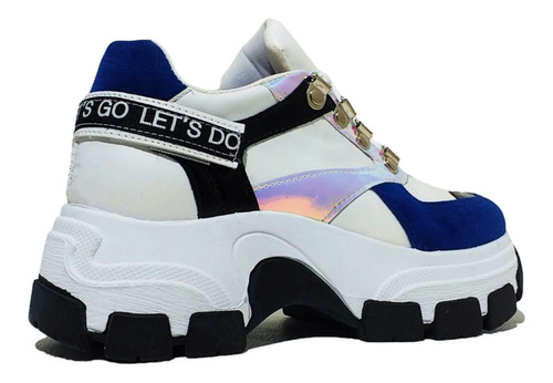 Imagen 2 de 5 de Zapatillas Damon Blanco/azul