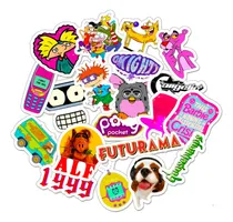 Comprar Stickers De Vinilo X20 Calcos Apto Agua Termo Celu Botellas