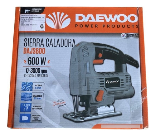 Sierra Caladora Daewoo Dajs600 600w
