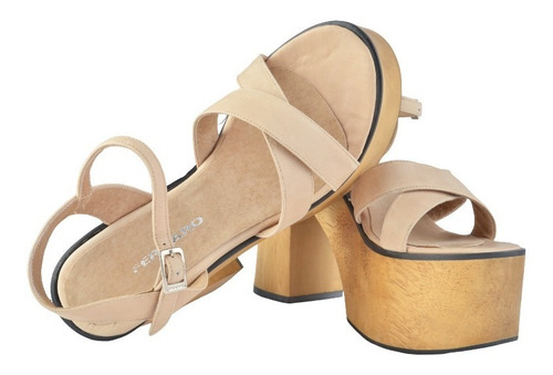 Sandalias De Fiesta De Mujer De Cuero Vacuno Cris - Ferraro