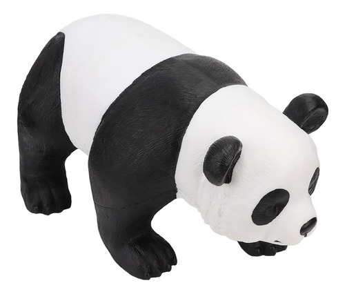 Escultura De Panda Adorna Una Simulación Vocalizadora Sobred