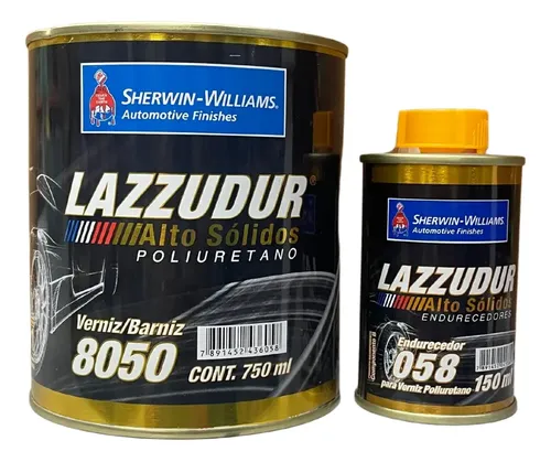 Verniz Automotivo Pu 8050 Alto Solidos Lazzuril - 900ml