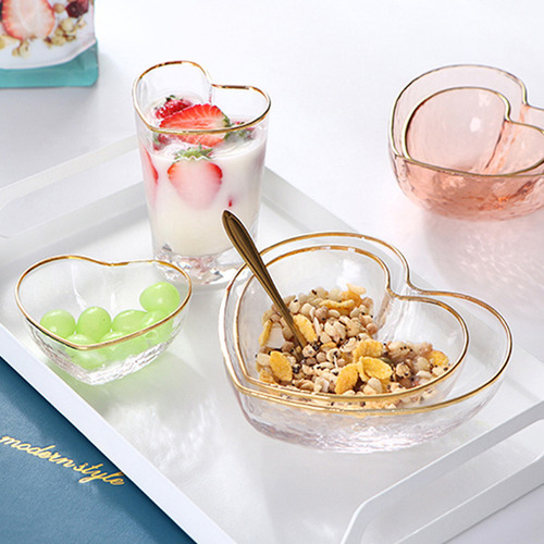 Plato De Cristal Para Salsas Y Postres, 2 Unidades
