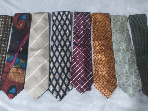 Corbatas Importadas 8 Unidades Variadas Marcas Varios Modelo