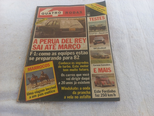 Revista - Quatro Rodas - A Perua Del Rey Sai Até Março