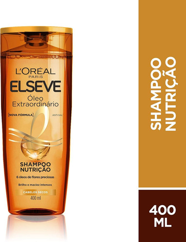 Kit C/ 6 Shampoo Oleo Extraordinario Elseve 400 Ml, L'oreal