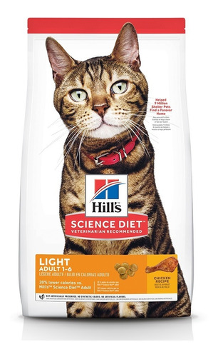 Hills Feline Adulto Light 1.8kg Con Regalo