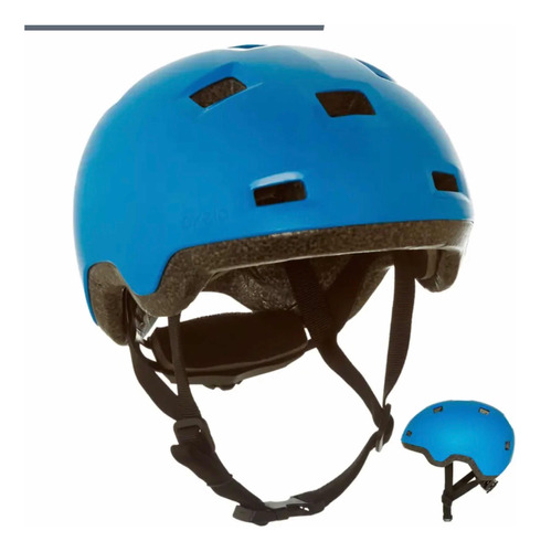 Casco Original Ciclismo Y Patinaje Niños, Oxelo B100 Azul