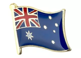 Pin Metalico Broche Bandera Australia Pasaporte Viaje Pais