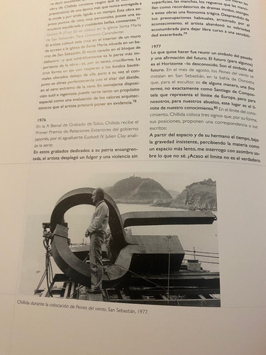 Chillida. Escultura. Escultor Vasco. Guipúzcoa. Libro. (Usado)