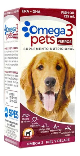 Omega 3 Pets Perro Solución Oral 125 Ml