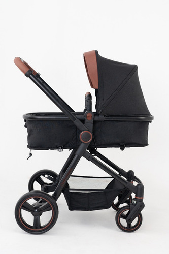 Carrinho De Bebê Ivy Black Berço-passeio E Moisés Galzerano Preto Preto