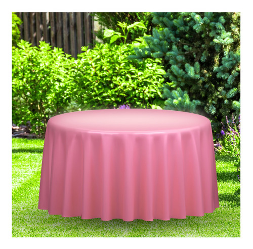 10 Manteles Redondos De Color 2.90 Diámetro Piezas Palo De Rosa Mantel Redondo