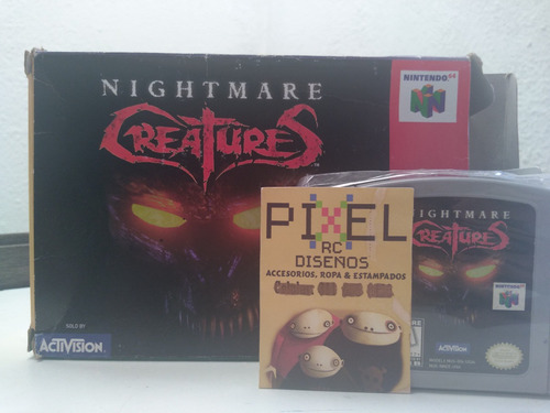 Nightmare Creatures N64 Caja Y Manual Todo Original