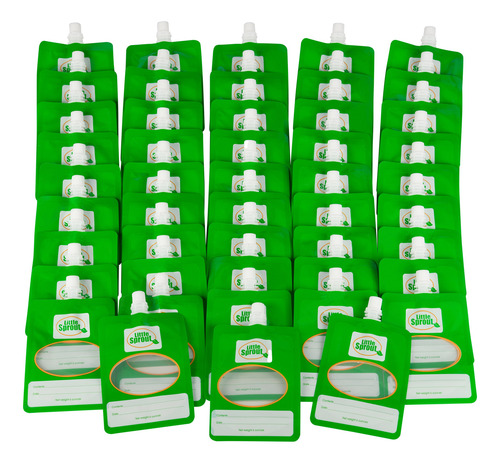 Bolsas Desechables Para Comida De Bebé (6 Oz), Para Hacer Tu