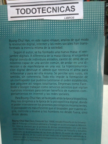Imagen 2 de 4 de En El Enjambre Han, Byung-chul -mn-