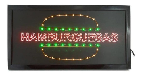 Anuncio Luminoso De Leds  Hamburguesa  Radox 246-413