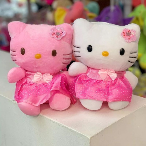 Peluche Hello Kitty Rosa Y Blanco