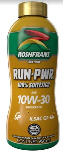 Aceite 10w30 Sintético Roshfrans