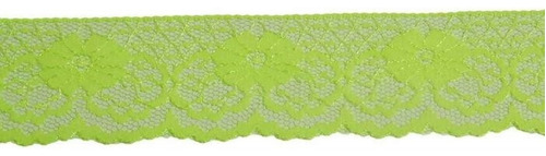 Renda Nylon 37mm Najar N°37 50m Cor 27 - Verde Cítrico