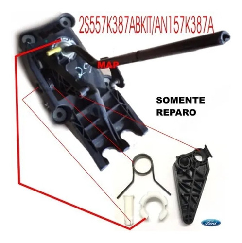 Reparo Alavanca Cabio Fiesta/ka/ecosport 2010 Original Ford