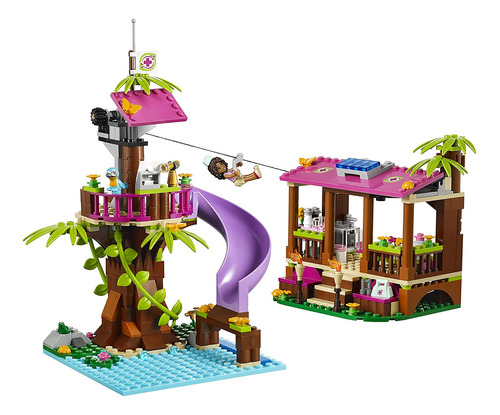 Lego Friends Base De Rescate En La Jungla 41038 Juego De Con