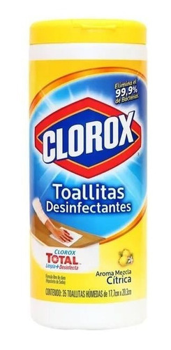 Toallas Desinfectantes Clorox Total Elimina Virus