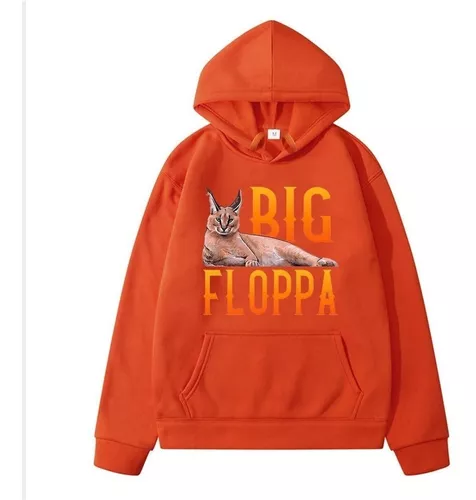 Venda quente popular casal usar grande floppa meme bonito caracal gato  imprimir casal hip-pop camiseta confortável de alta qualidade o-pescoço t