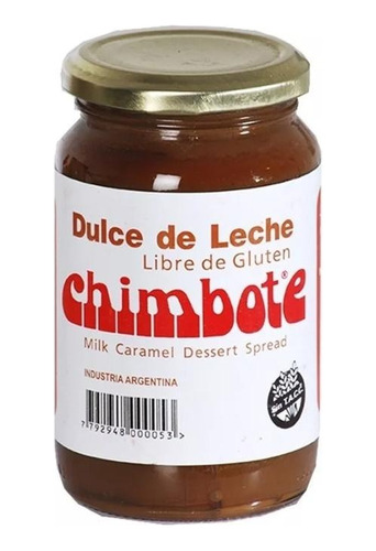 Dulce De Leche - Chimbote - 450 Grs. Libre De Glutén.