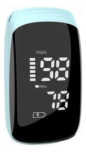 Oxímetro De Pulso Digital Preto P/ Dedo Medidor De Saturação