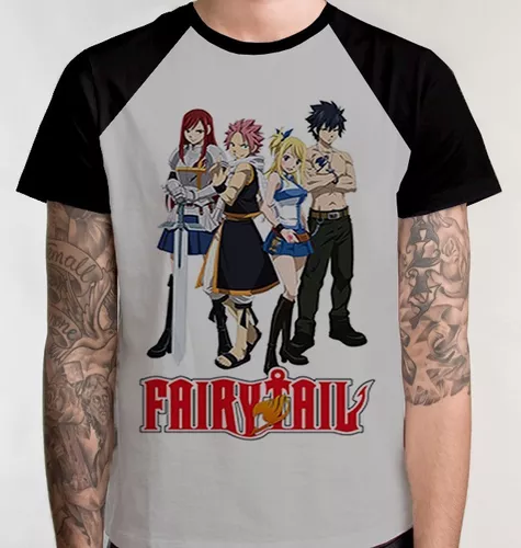 Camiseta - Fairy Tail - Personagens (95) em Promoção na Americanas