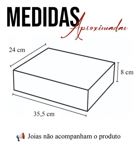 Imagem 7 de 7 de Estojo Duplo Grande Preto Com Interno Pink Maleta Para Joias