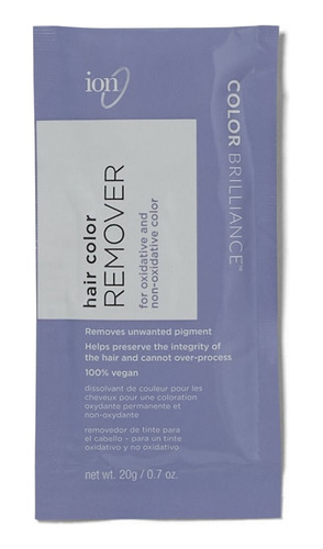 Removedor De Color De Cabello Ion 20 Grs