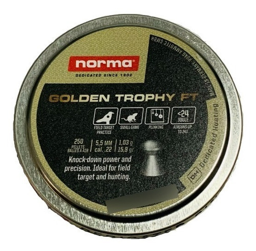 Postones Norma Golden Trophy 15,9 Grains / Armería Virtual