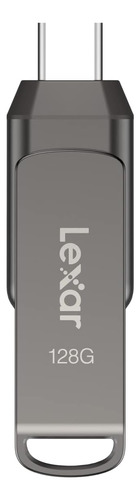 Memoria Usb Dual Lexar Jumpdrive D400 128gb Tipo C Usb 3.1