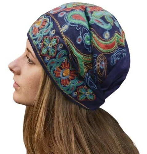 Sombrero Floral Bordado, Gorro Mujer, Beanie, Chullo,bandana